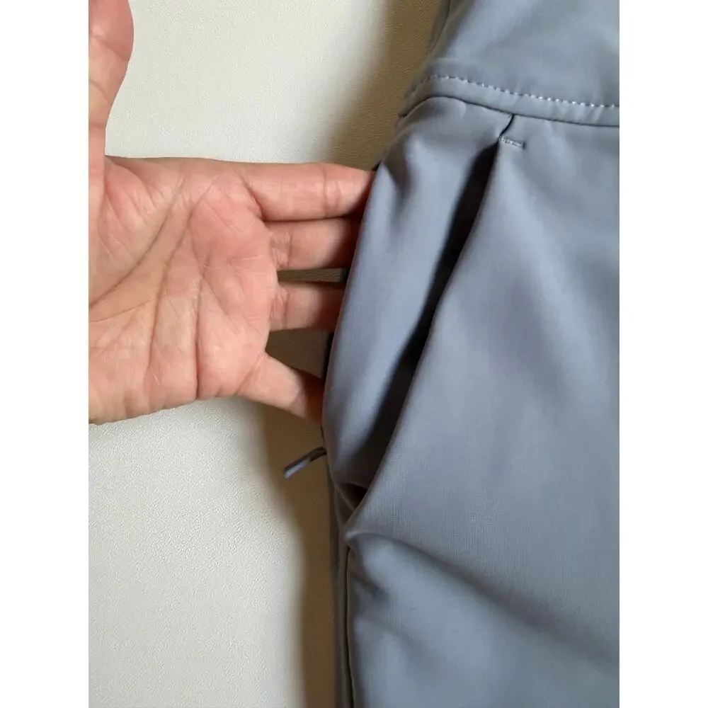 Athleta Women's Blue Gray Stellar Crop Trousers Pants Plus Size 16 - Picture 5 of 14